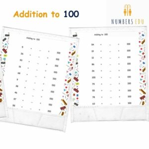 Addition worksheets: Sums up to 100 | Adding up to 100 | Addition to 100 Worksheets